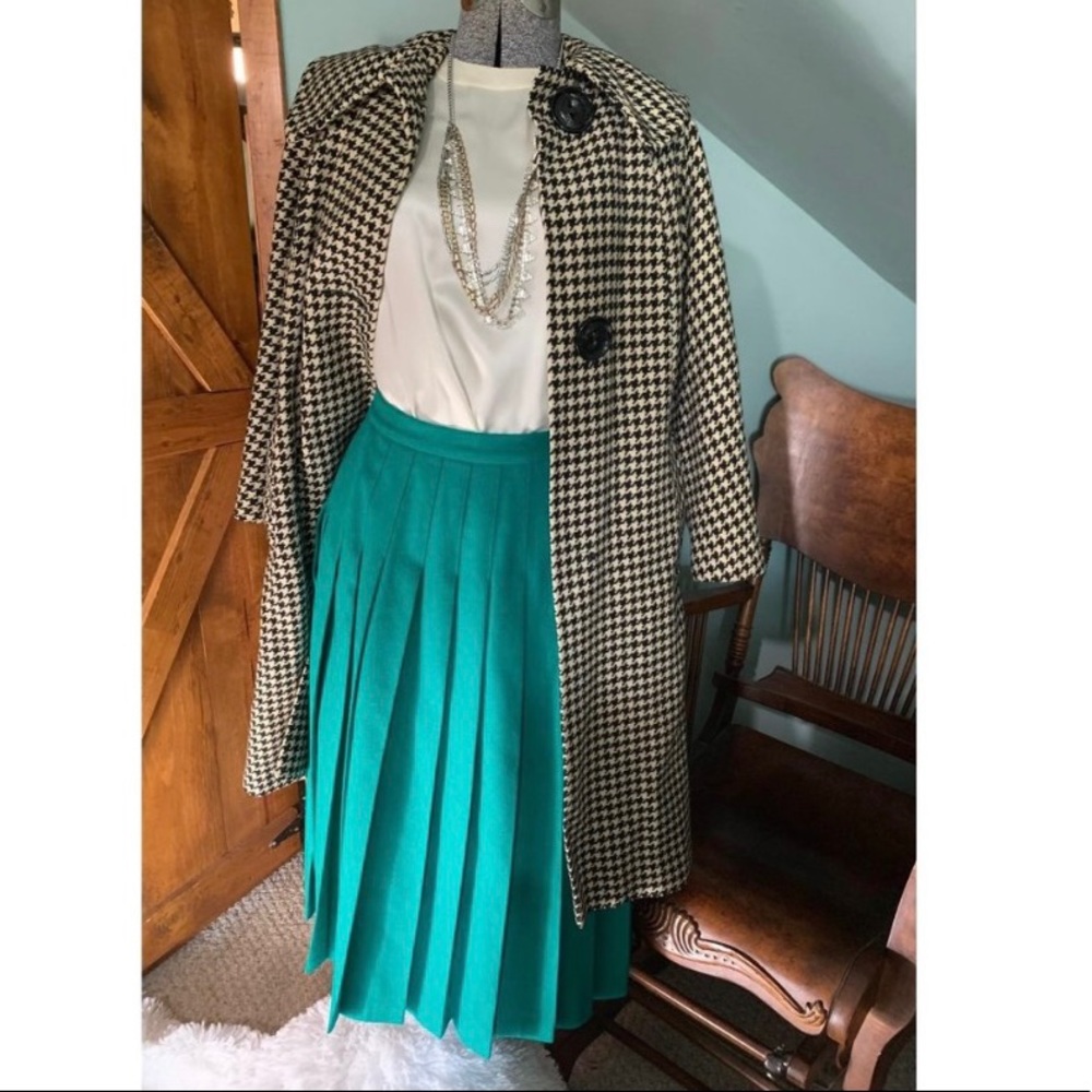 Vintage wool swing coat